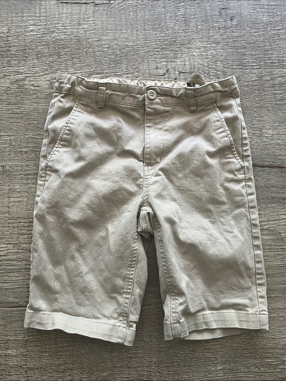 Old Navy Kids Khaki Chino Shorts - Neutral Tan